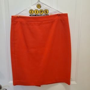 J. Crew, Size 6, Burnt Orange Pencil Skit